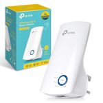 TP-Link TL-WA850RE N300Mbps WiFi Extender Booster, Ethernet Port, Internet Booster, Access Point,WiFi Repeater, WiFi Extender,App Control, WiFi Booster Range Extender, Plug & Play,UK Plug