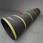 Playlearn Sensory Play Tunnel Pop Up 2mtr with 5 LED Flashing Balls for Indoor & Outdoor -Kids Tunnel Collapsible, Crawl Through for Baby Infant Children or Dog Cat Tunnels for Indoor