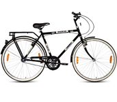 Hero Radical City Cycle With Slim Tyres For 13+ Age Group For Unisex, Rigid, Hybrid Bike, Black