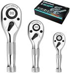 DURATECH 3PCS Stubby Ratchet Wrench