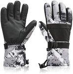 BOSONER Ski Snowboard Gloves, Waterproof Winter Warm Gloves, Cold Weather Touchscreen Snow Gloves for Mens, Womens, Kids Skiing,Snowboarding