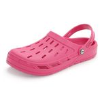 Lakeland Active Women's Coniston Ultra-Breathable Clogs for Summer Holidays and Everyday Use - Hot Pink - 6.5 UK