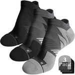 Hylaea No Show Running Socks Men, M