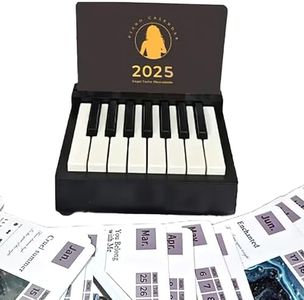Swift Piano Calendar 2025 with 52 Taylor Sheet Music (Black)
