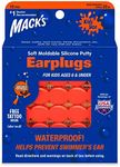 Mack's Soft Moldable Silicone Putty Ear Plugs – Kids Size, 15 Pair – Comfortable Small Earplugs for Swimming, Bathing, Travel, Loud Events and Flying