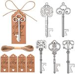 50PCS Vintage Skeleton Key Bottle O