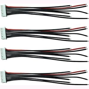 10Pcs 6S 22.2V JST-XH 7pin RC Lipo Battery Balance Extension Charger Plug Cable