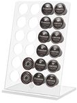 K Cups Coffee Pod Holder - Acrylic Coffee Station for Counter - Compatible with 24 Pods - Modern Display Rack and Storage for Kitchen and Office Coffee Station organization- Gleur