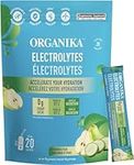 Organika Electrolytes Powder- Cucumber Pear Sachets- On the Go Hydration and Electrolyte Replenishment 3.5g x 20ct