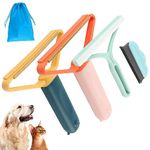 TamBee Pet Hair Remover - 5 Pack Dog Cat Hair Remover Portable Lint Remover Shaver Reusable Uproot Cleaner Pro Pet Hair Remover Carpet Scraper Brush for Rug Carpet Blanket Clothes Car Mat Pet Tower