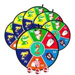 Birthday Popper Animal Dart Board | Set of 6 | Size 14 inches | Safe & Easy Target Fun | Sticky Balls | Toys for Outdoor/Indoor, Boys, Girls & Family Birthday Return Gifts for Kids of All Age Group