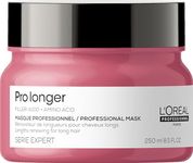 L'Oreal Professionnel Pro Longer Mask, Thickening & Strengthening Mask, Reduces Breakage and Split Ends, Add Softness and Shine, For Long Hair, Containing Amino Acids, Professional, 250 ML