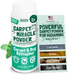 Sunny & Honey Carpet Miracle Powder - Dry Cleaner, Freshener & Deodorizer Powder for Kids & Pets (Spring Mint) - Carpet Deodorizer - Rug Cleaner