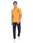 U.S. POLO ASSN. Men's Regular Polo Shirt (USTSHC0062_Apricot L)