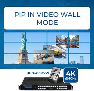 OREI 4K HDMI Video Wall Controller – Matrix, Multiviewer, Seamless Switching