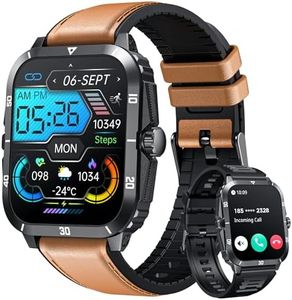 Reloj Inteligente Hombre Smartwatch con Llamadas: 2.0"Smart Watch 3ATM Impermeable Podómetro Pulsometro Sueño Presion Arterial 123 Modos Pulsera Actividad Reloj Deportivo Hombre para Android iOS