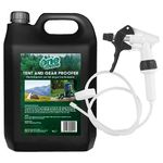 One Chem Tent and Gear Waterproof 5 Litre Spray with Long Hose Trigger, Effectively Protects Tents and Gear From The Elements