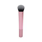 Real Techniques InstaPop Cheek Makeup Brush for Application of Loose Pigment Highlighter or Blush, 1 Count