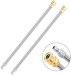 Pressure Washer Extension Wand, 2 Pack Pressure Washer Wands, 17 Inch Stainless Steel Power Washer Extension Wand, 1/4 Inch Quick Connect Power Washer Lance