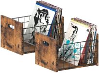 YBING Vinyl Record Storage, 2 Pack 