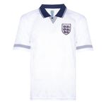 Score Draw England 1990 World Cup Finals Retro Football Shirt White X-Large Polyester