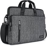 KIZUNA Laptop Bag Case 14 Inch Shoulder Messenger Sleeve Briefcase For 15" Macbook air M2 2023/Lenovo Flex 14/14" HP EliteBook 840 G5/HP Pro 14 G3/Dell Latitude 7490 5490/15" Surface Laptop 3,Grey