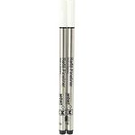 Montblanc Fineliner Refills (M) Mystery Black 110149 – Refill Cartridge with a Medium Tip for Montblanc Fineliner and Rollerball Pens – 2 x Black Refills