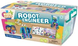 Thames & Kosmos Kids First Robot Engineer STEM Experiment Kit for Young Learners | Build 10 Non-Motorized Robots | Play & Learn with Storybook Manual | Parents’ Choice Gold Award Winner