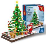 Eelexa Christmas Tree Building Block & Festive Figures Building Set with Santa Claus, 2024, 586 PCS for 6+ Ages Kids, Boys, Girls, Adult