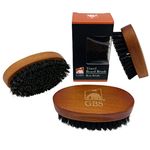 G.B.S Pack of 3 - Men Beard & Mustache Brush 100% boar bristle wooden handle brush for Perfect Grooming & Soften Your Facial Hair Professional beard brush for super-stylish beard