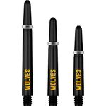 FOCO Officially Licensed Wolverhampton Wanderers Football Club Wolves FC Dart Shafts With Springs Medium 3 Sets of 3 Shafts (S1632)