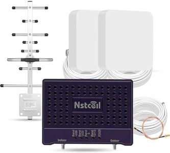 Cell Phone Booster for Home & Multi-Room, Up to 7,000 sq ft, Cell Phone Signal Booster for Band 66/25/2/4/5/12/13/17, Boost 5G 4G Data for All U.S. Carriers