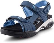 Therafit Kendall Women's Water Resistant Sport Sandal - Blue 8