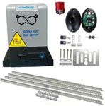 e-INFINITY 550W 1200KG Gear System Electric Sliding gate Opener Motor (13 MONTH WARRANTY) with Obstacle Sensor and 4 Gear Rack for Total Gate Length 13.4FEET Approx