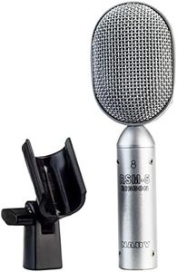 Nady RSM-5 Ribbon Microphone - Unique compact shape perfect for close miking, includes microphone clip and soft cloth pouch