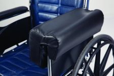 Secure Deluxe Lateral Wheelchair Arm Support Armrest Cushion Black