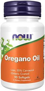 Now Foods, Oregane Oil (Huile d'Origan), 90 Gélules, Testé en Laboratoire, Végétal, Sans Gluten, Sans Soja, Sans OGM