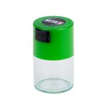 Tightpac America Vitavac-Pocketvac Vacuum Sealed Pill Box and Vitamin Container, 1/2-Ounce, Clear Body/Green Cap