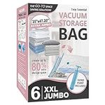 6 Pack XXL Jumbo Vacuum Storage Bag