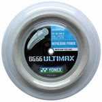 YONEX BG66 Ultimax Badminton String - 200m Reel, Color- White