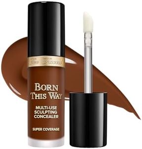 Too Faced Born This Way Super Coverage Multi-Use Concealer | Full-Coverage Hydrating Concealer for Dark Circles & Blemishes with Natural Finish | Hyaluronic Acid & Coconut Water, Toffee, 0.45 Fl Oz