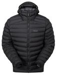 Rab Men's Cirrus Alpine Jacket - Lightweight Insulated Coat for Climbing & Mountaineering - Black - Medium