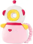 JunNeng Baby Head Protector Backpack,Toddler Walker Fall Head Protection (Pink Robot)