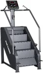 Hipicute Stepper Machine, Stair Stepper with Led Screen, Commercial Grade Stair Climber,Fitness Equipment with 15 Resistance Levels, 451LBS, 24-164 Steps/Minute, Black