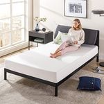 ZINUS Avery 25 cm Platform Bed Frame with Reclining Headboard | Cushioned Adjustable Headboard with Customizable Height | Wood Slat Support | Easy Assembly | Double | Dark Grey