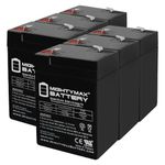 Mighty Max Battery Exit Sign Battery 6V 4.5Ah Backup - 6 Pack