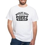 CafePress World's Best Poppy Ever White T Shirt Men's Traditional Fit White Casual Tshirt