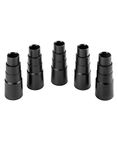 QWORK® 5 Pcs Vacuum Cleaner Adaptor for Power Tools, Universal Dust Extraction Adapter Vacuum Cleaner Hose Converter 21-35 mm Inner Diameter