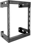 Mount-It! 12U Wall Mount Server Rack | Multi-Use Media Rack That can Hold Servers, AV & Sound Equipment, Routers, Modems & More | Wall Mounted Network Rack | Easy to Assemble