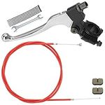 YOXUFA Mini Bike Brake Lever 7/8" 22mm Clutch Handle 155cm Brake Cable for Coleman CT100U CC100X Baja Doodle Bug DB30 98cc 100cc 3hp Motovox MBX10 MBX11 Monster Moto MMB80 Powersport Mini Bike Parts